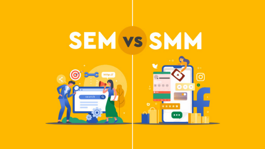 Search Engine Marketing Vs Social Media Marketing, SEM VS SMM