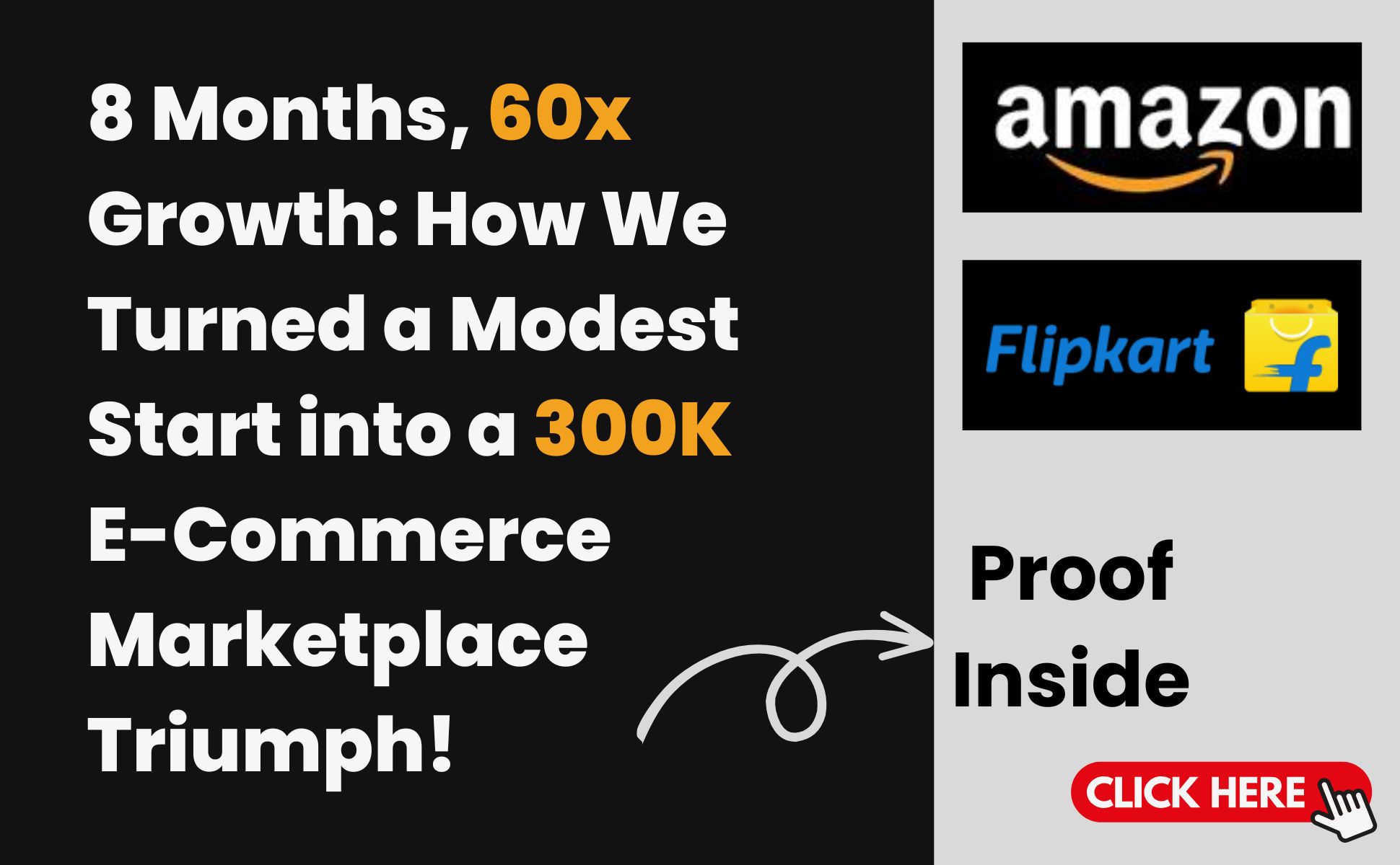 8 Months, 60x Growth: How We Turned a Modest Start into a 300K E-Commerce Marketplace Triumph!