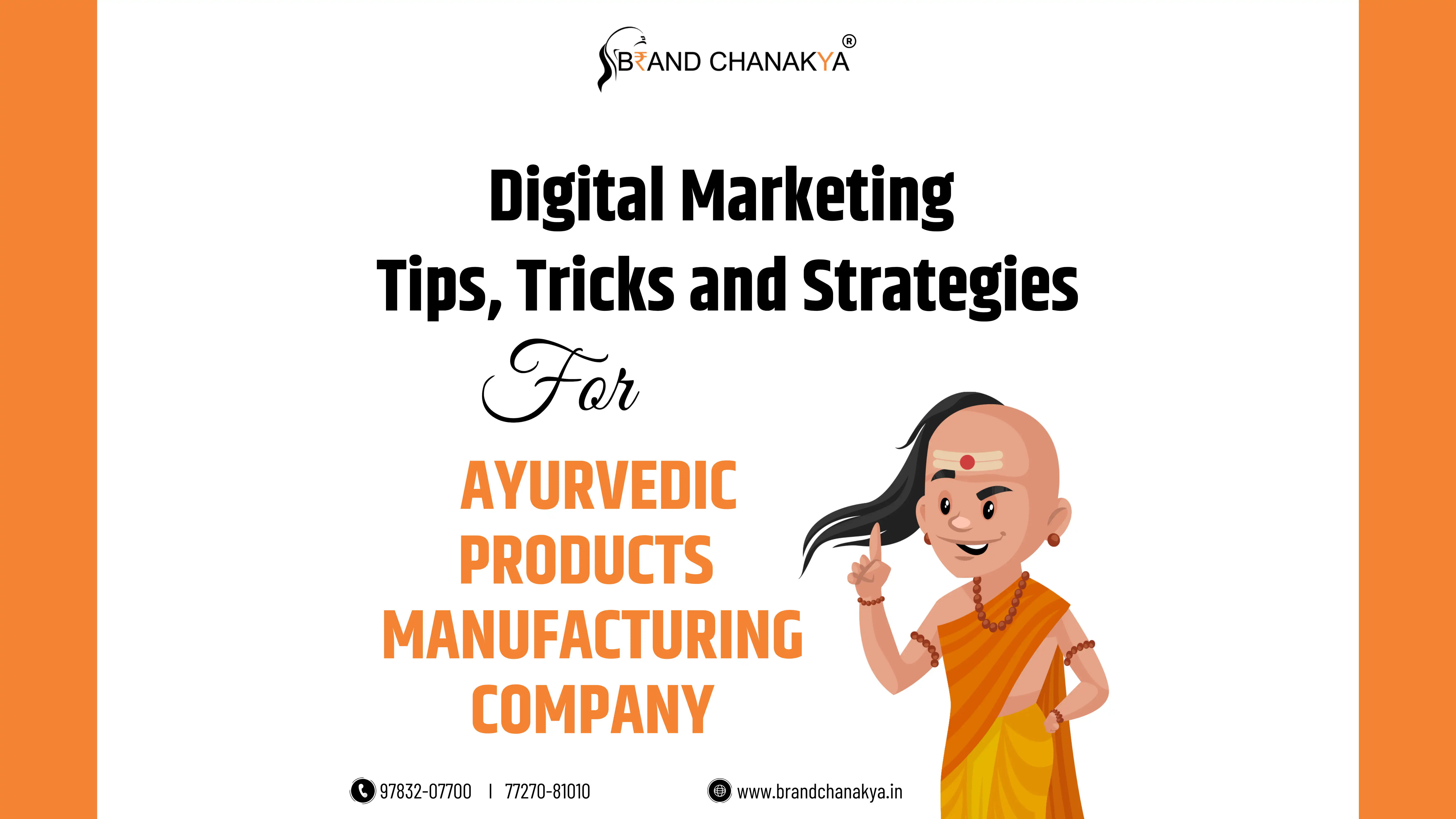 Digital Marketing Strategy for Ayurvedic Products Manufacturing Company