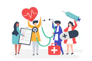 Healthcare SEO and compliance focused optimization visual