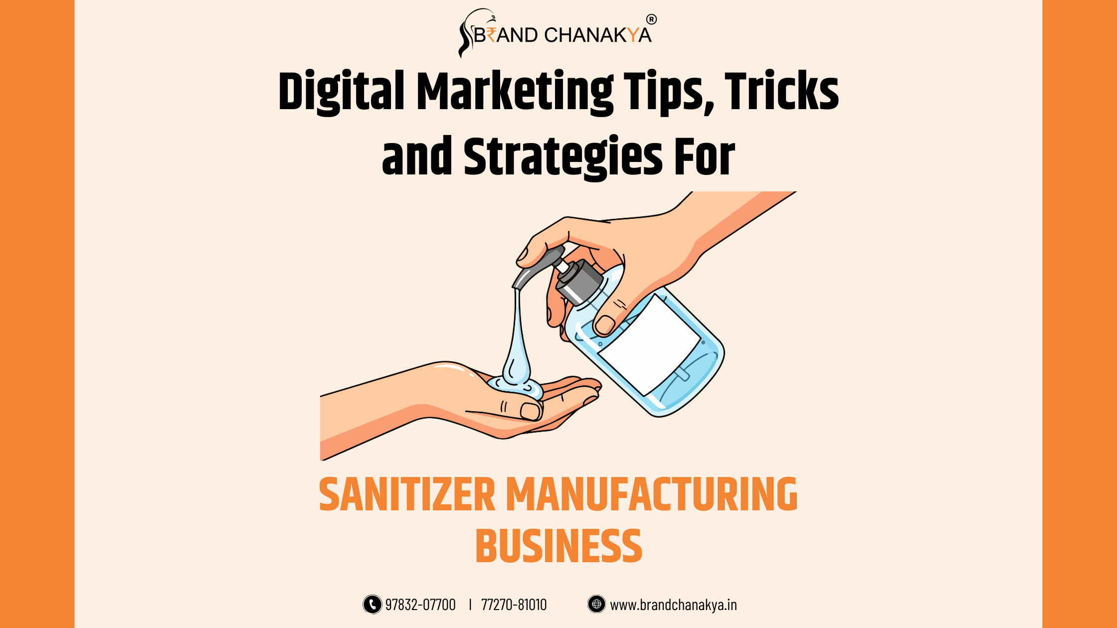 Digital Marketing for Sanitizer Manufacturing