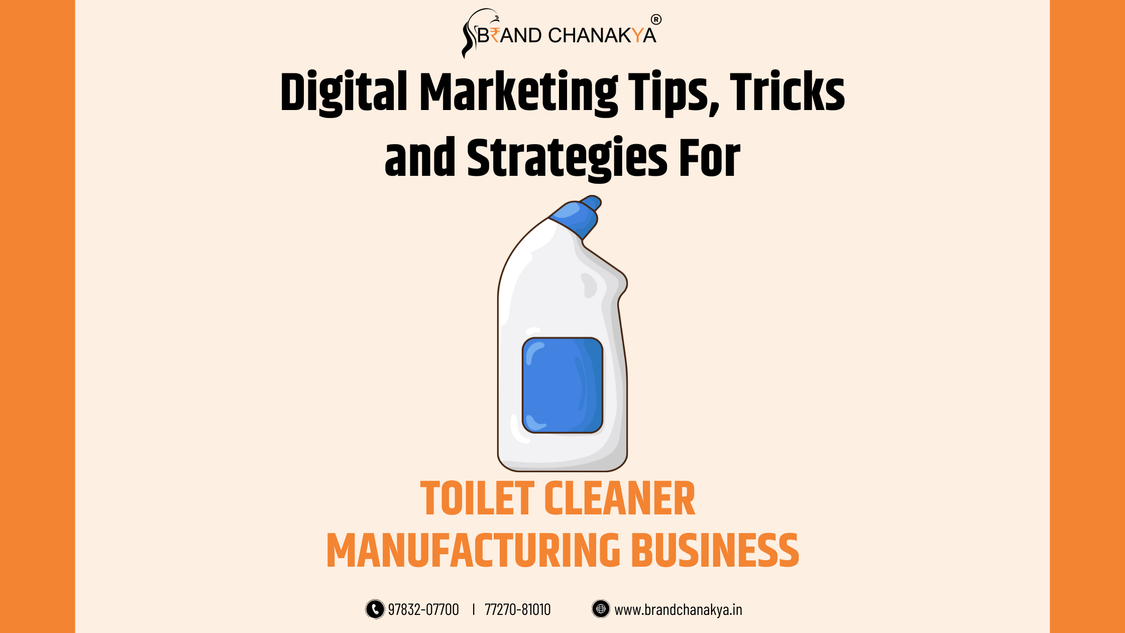 Digital Marketing for Toilet Cleaner Manufacturing Business In India