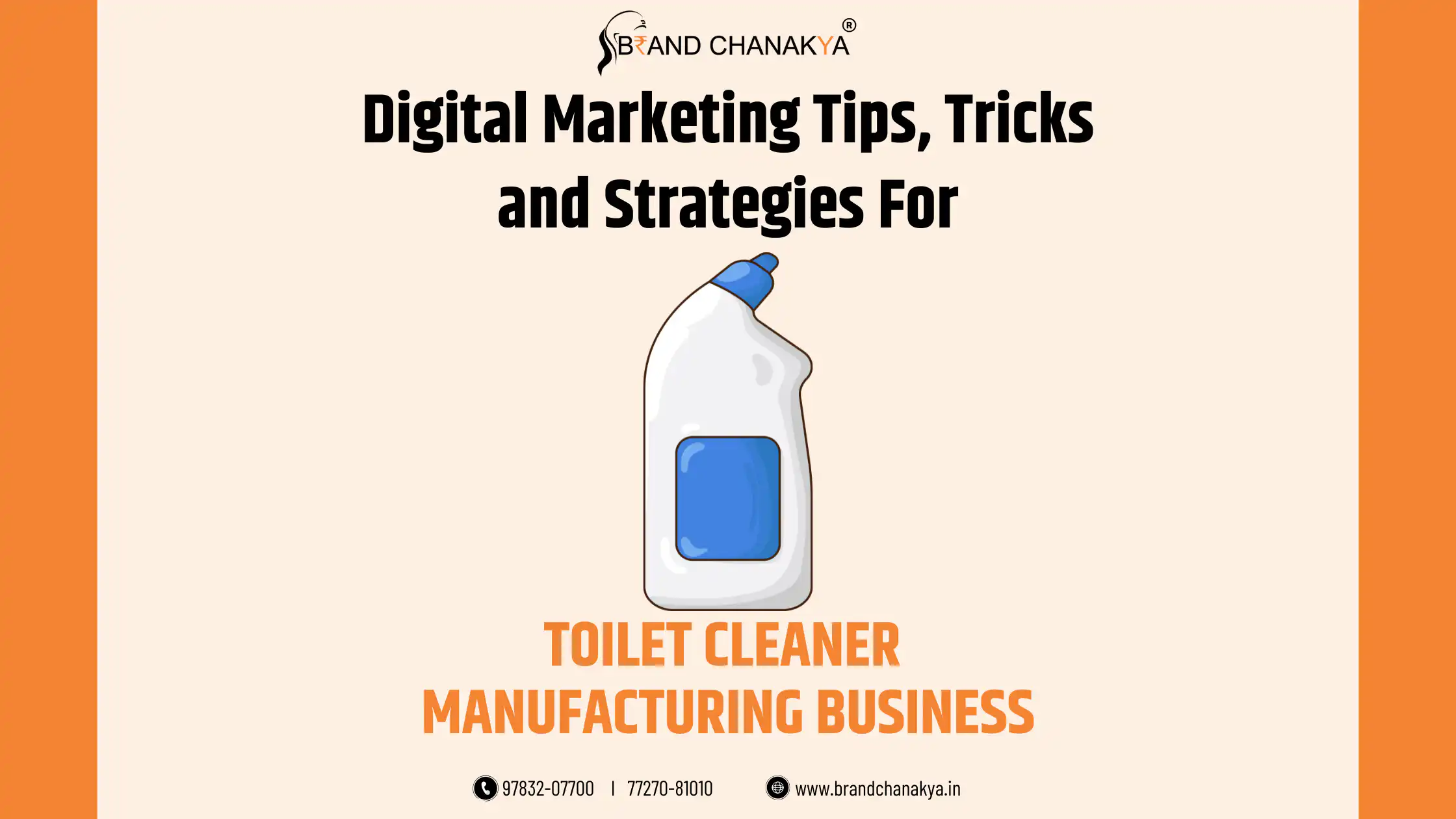 Digital Marketing for Toilet Cleaner Manufacturing Business In India