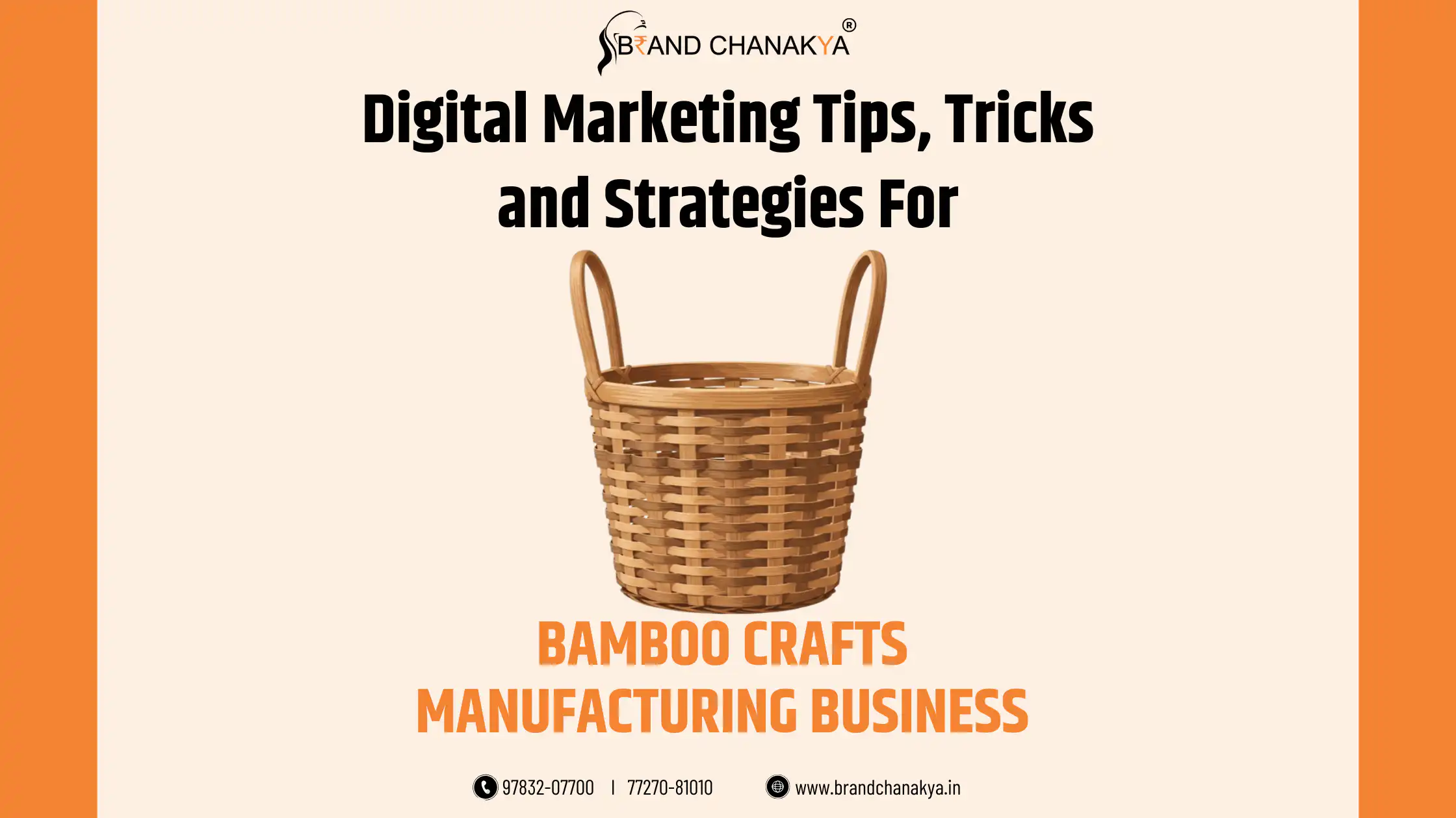 Digital Marketing for Bamboo Crafts Manufacturing in India