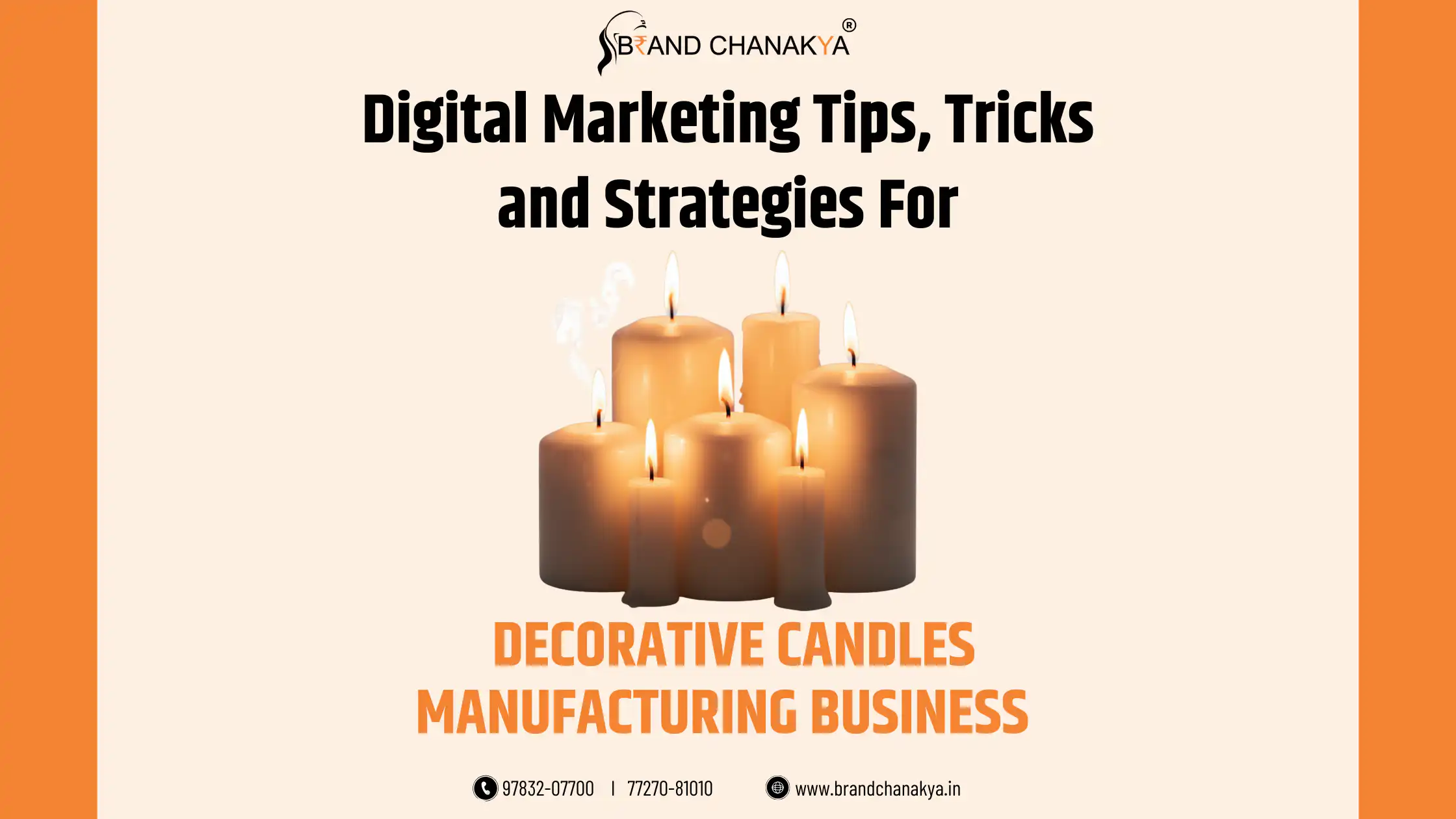 Digital Marketing for Decorative Candles Manufacturing Business In India