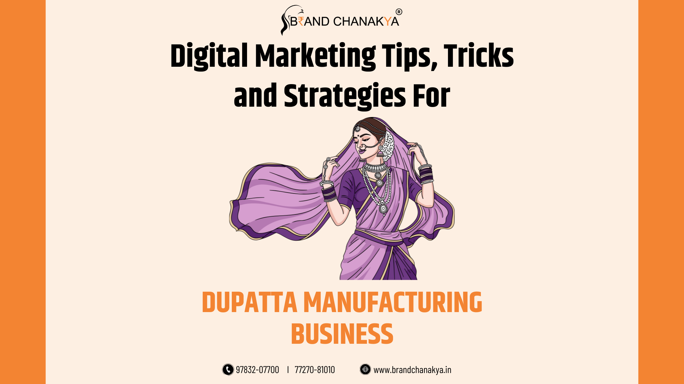 Digital marketing for dupatta manufacturing business