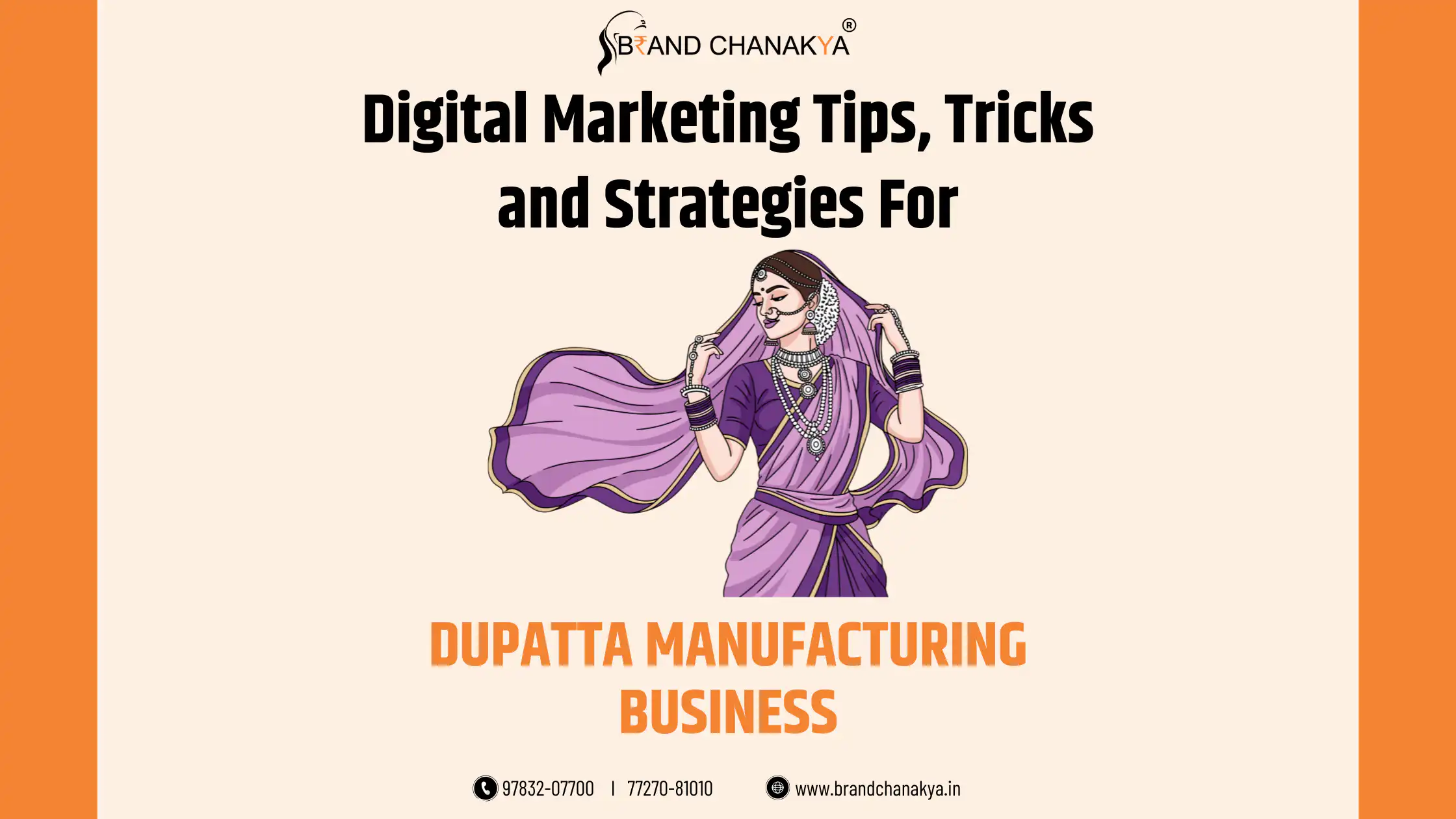 Digital marketing for dupatta manufacturing business