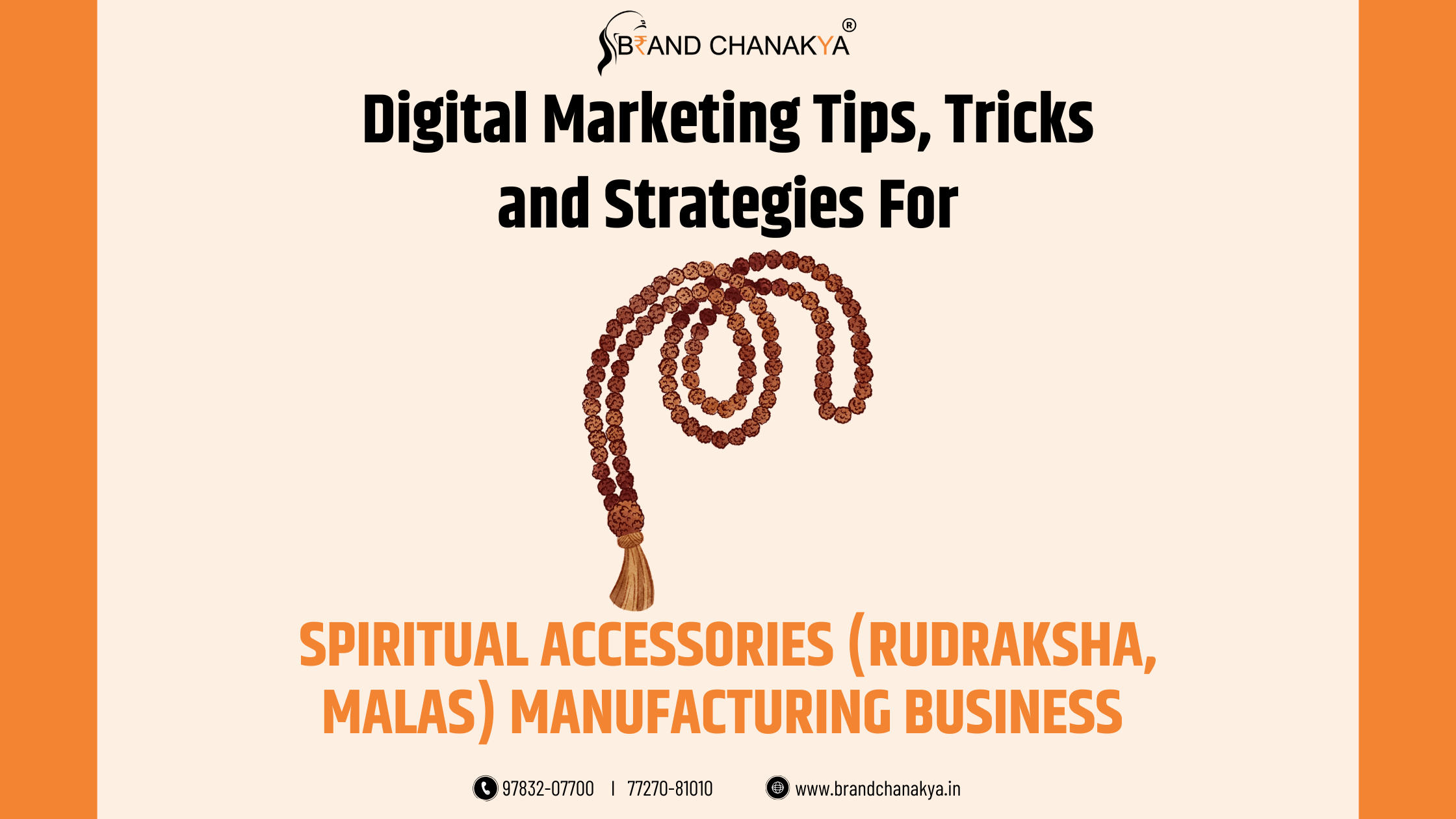 Digital marketing for Rudraksha and mala manufacturing