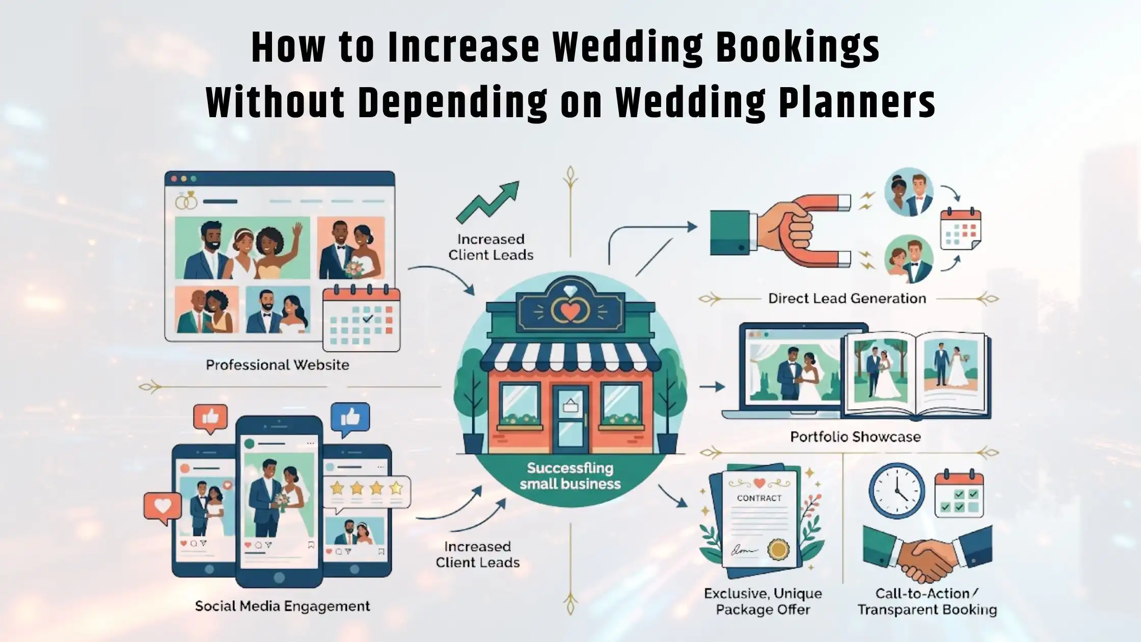 How to Increase Wedding Bookings Without Depending on Wedding Planners