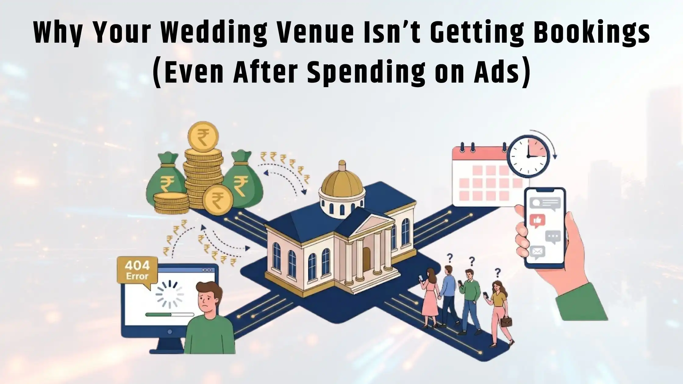 Why Your Wedding Venue Isn’t Getting Bookings (Even After Spending on Ads)