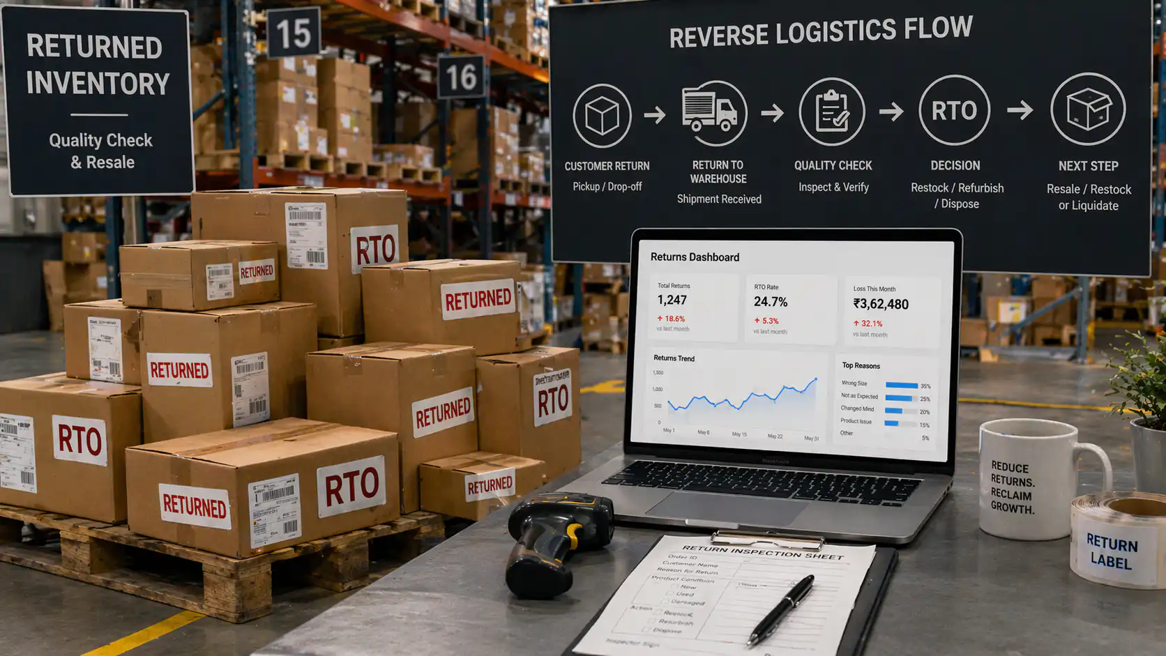 Ecommerce Returns and RTO Management