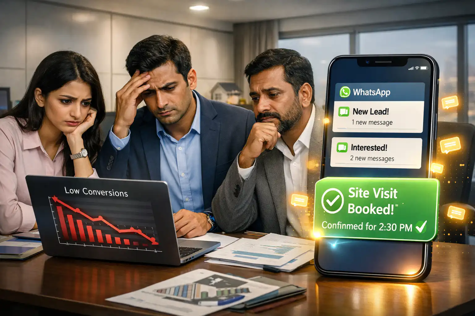 How to Convert Real Estate Leads into Site Visits