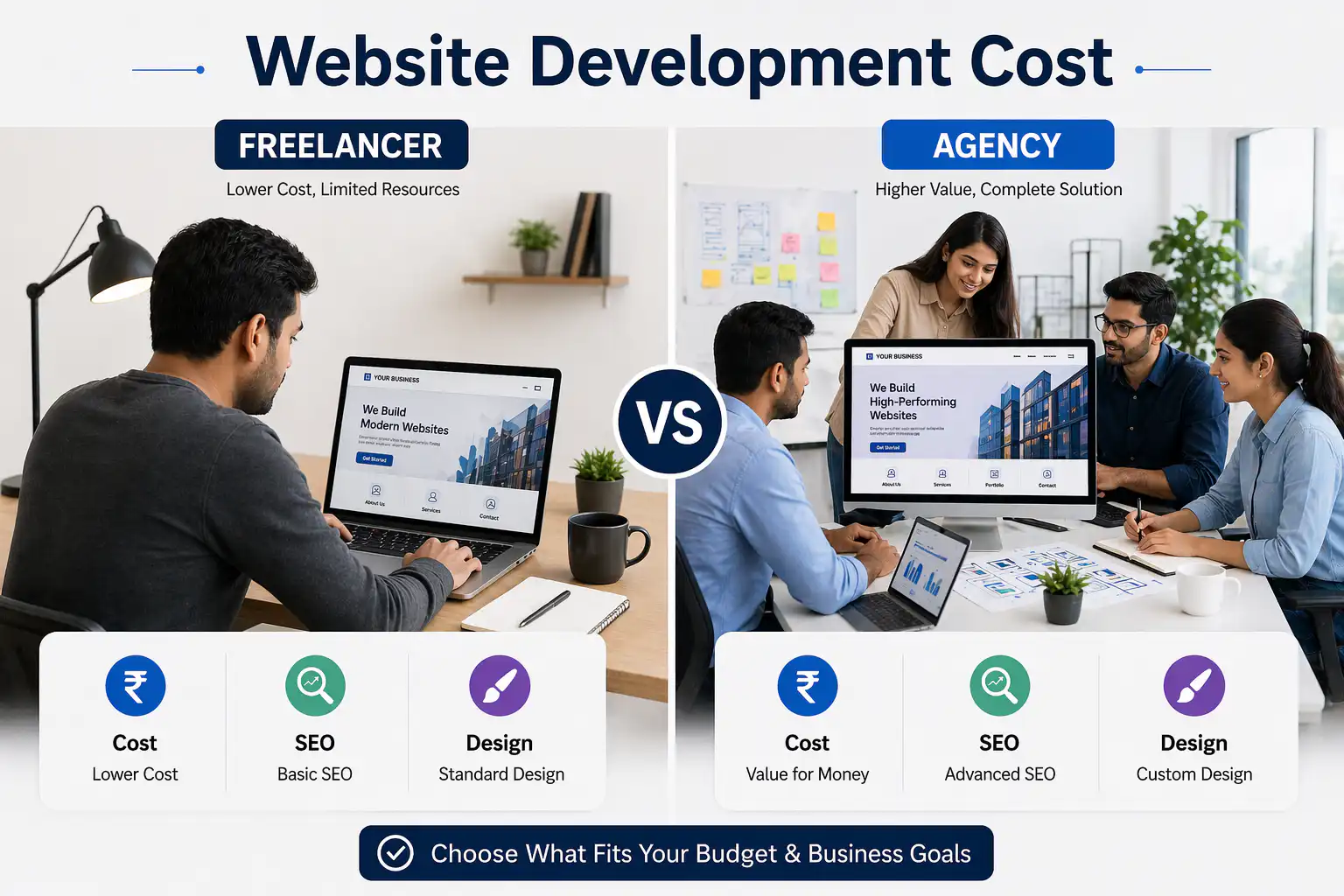 website development cost in Udaipur