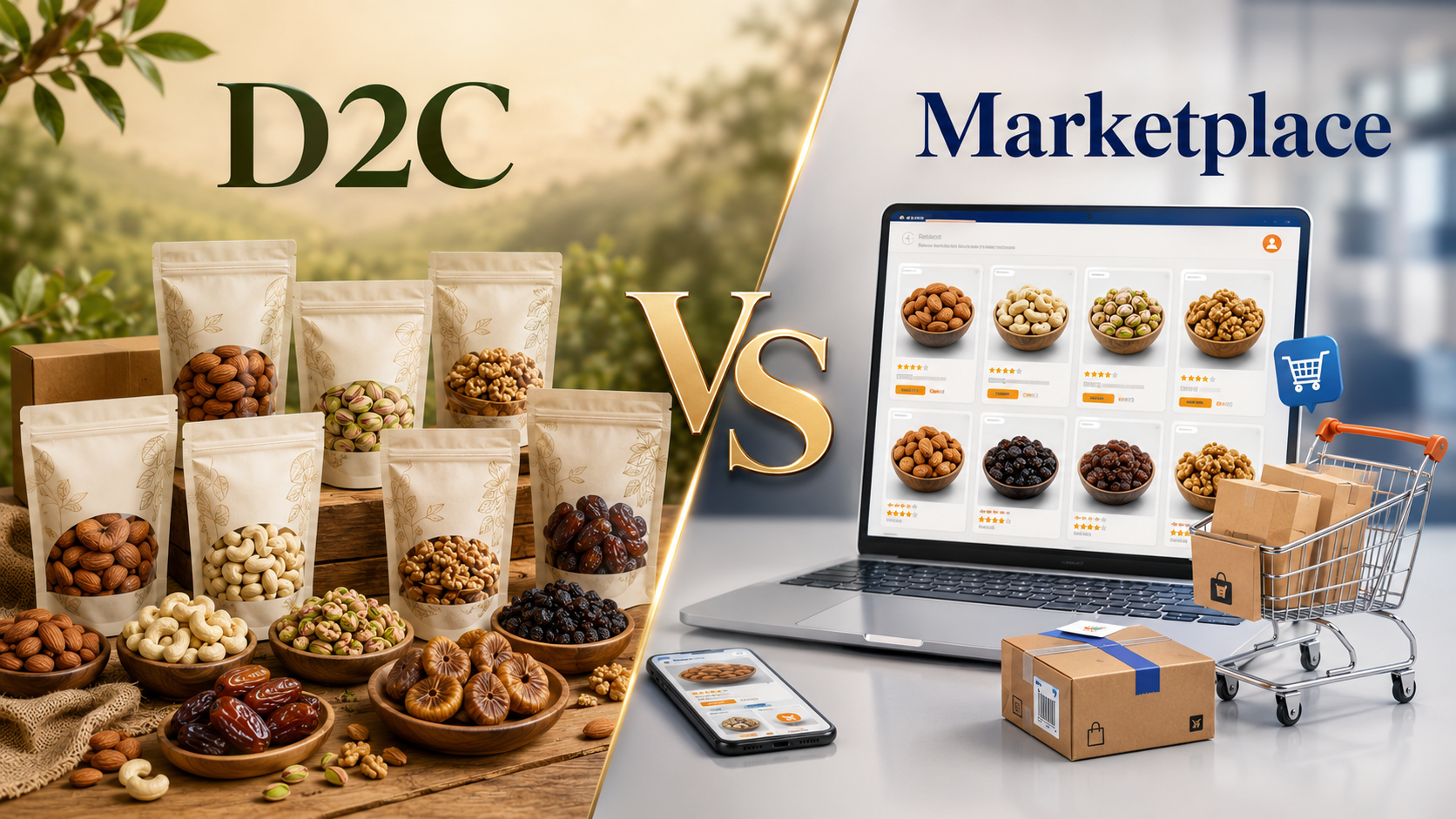 D2C vs Marketplace Dry Fruits: Which Offers Better Quality, Freshness & Value in 2026?