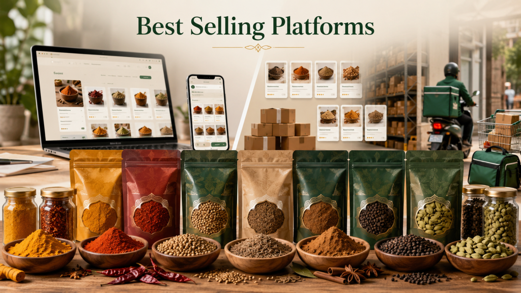 Best Platforms to Sell Spices Online in India
