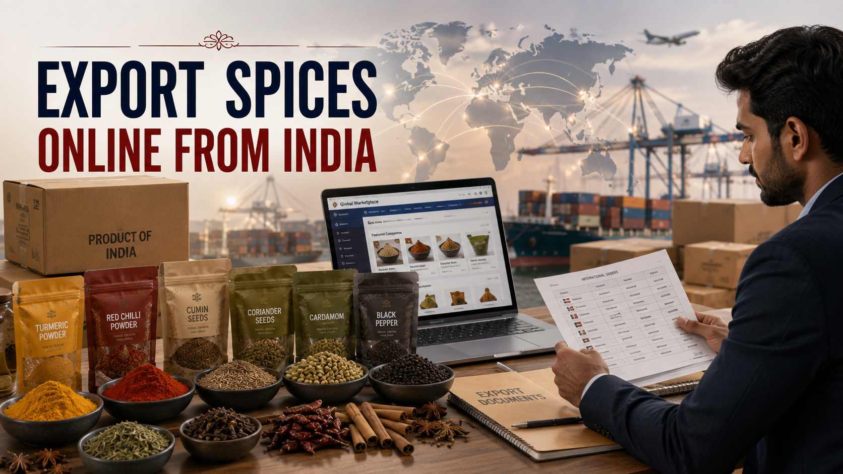 Export Spices Online from India
