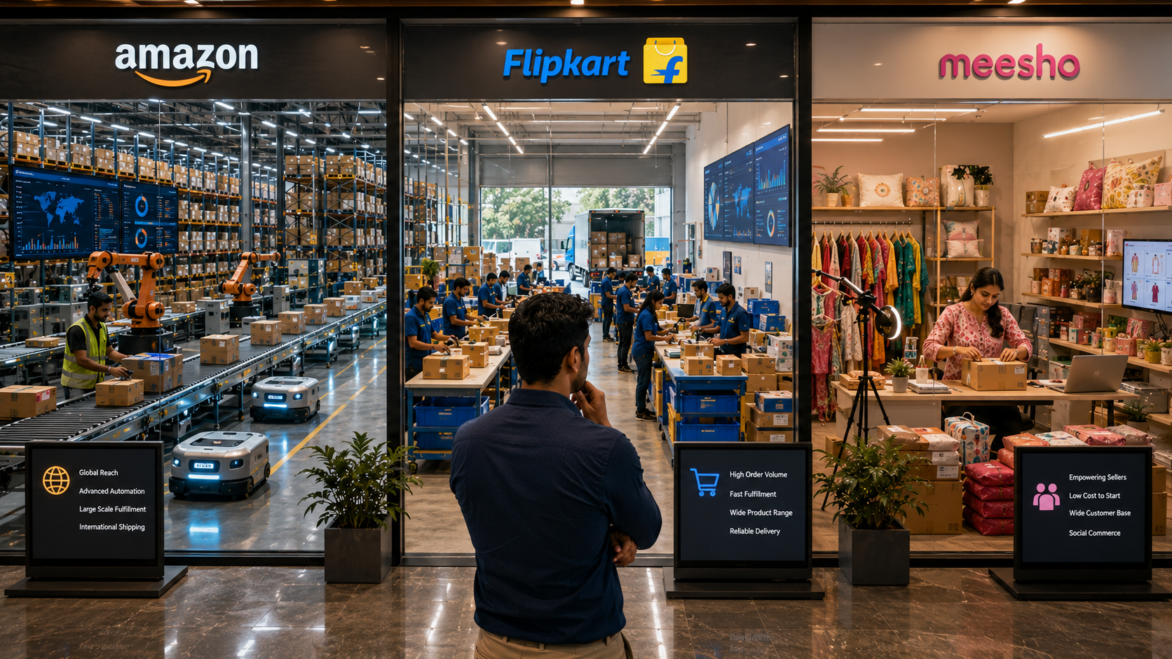Meesho vs Flipkart vs Amazon: Which Marketplace Is Best for Sellers in 2026?