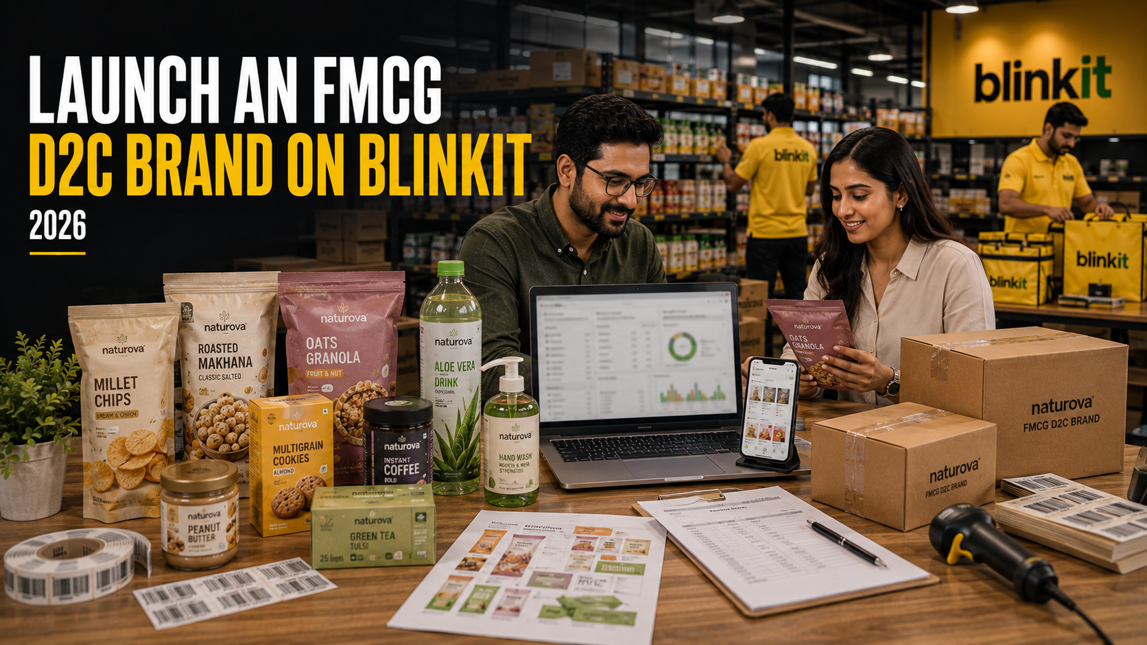 Launch FMCG D2C Brand on Blinkit