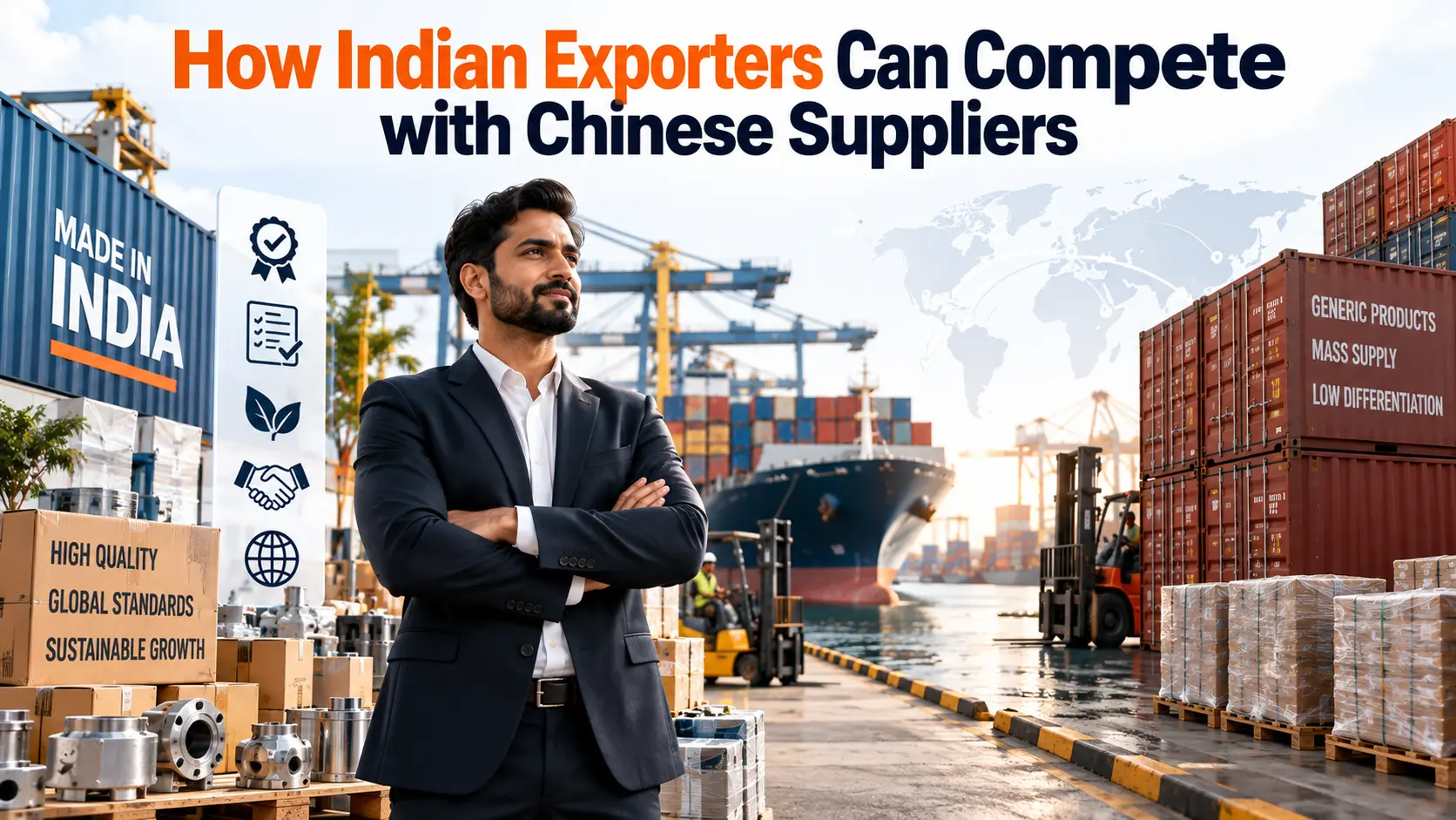 How Indian exporters can compete with Chinese suppliers using quality, compliance, and certifications