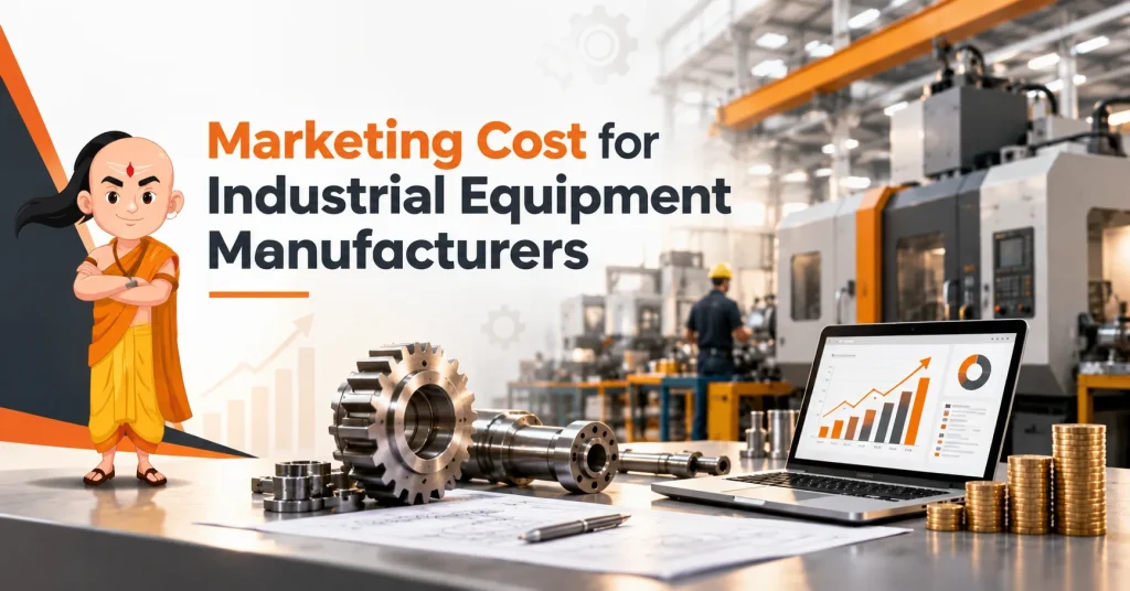 Marketing cost for industrial equipment manufacturers in India with B2B digital marketing strategy and industrial machinery