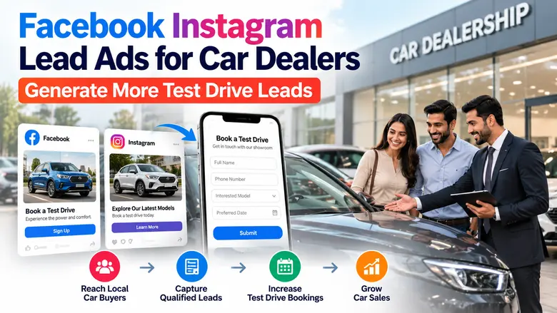 Facebook Instagram Lead Ads for Car Dealers for generating test drive leads