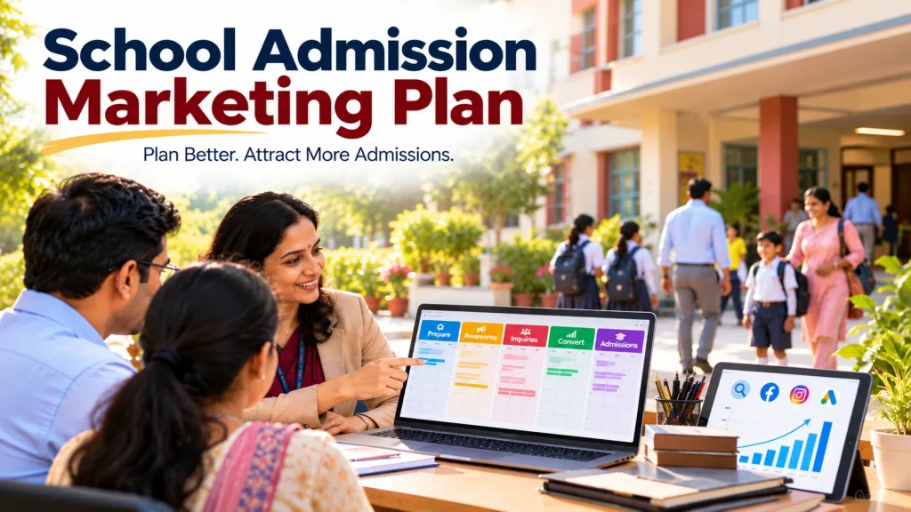 School admission marketing plan for attracting parents and increasing admissions